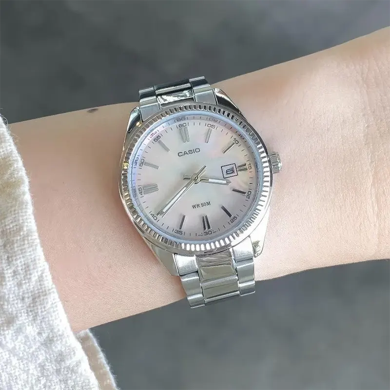 Casio MTP-1302DS-7AV-LTP-1302DS-4AV Couple’s Watch Set